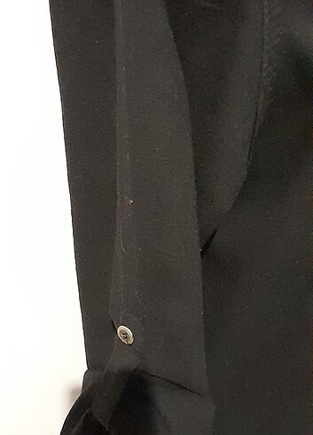 xl Beden siyah Renk Keten kadin gömleği