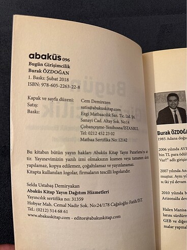  Beden Bugün Girişimcilik