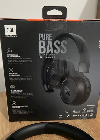 JBL Tune 520BT Kablosuz Siyah Kulaklık - Görsel 3