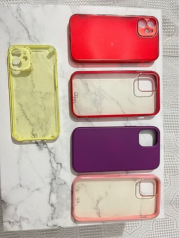 5 adet iPhone 12 mini kılıf