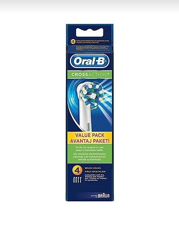 Oral-B Oralb 4lü diş fırçası başlığı