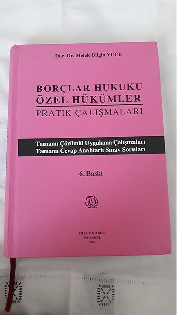 Borçlar hukuku Özel Hükümler Pratik Çalışmaları