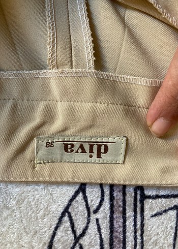 İspanyol paça Kumaş Kadın Pantolon - Görsel 2