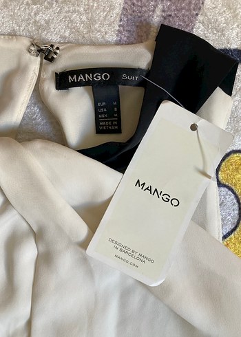Mango halter yaka şık bluz - Görsel 2