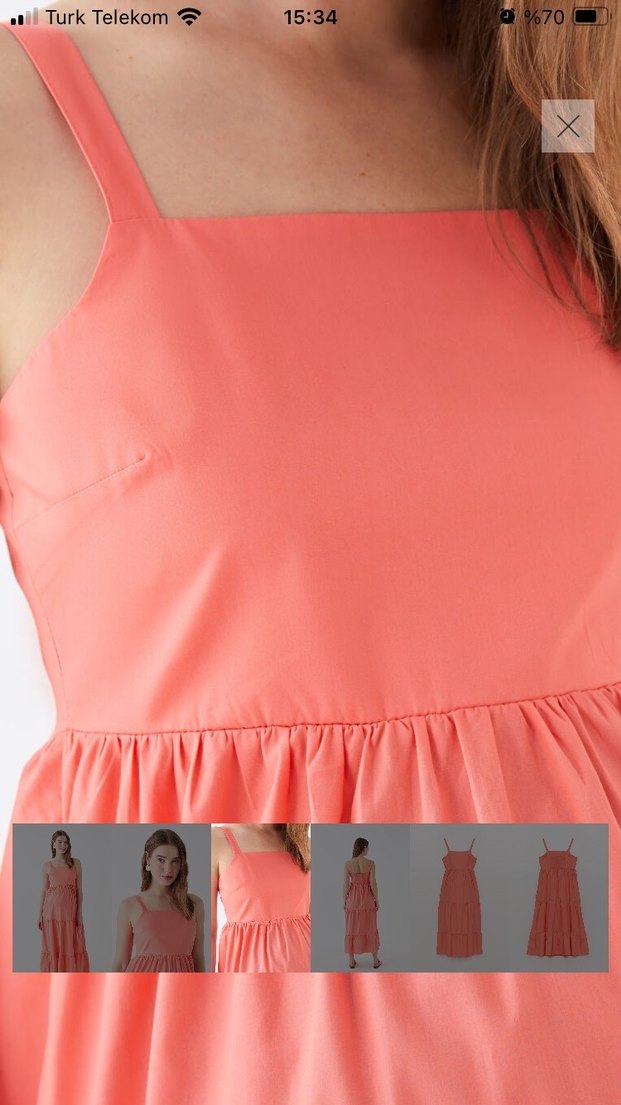 LCW Pembe Uzun Hamile Günlük Elbise - Görsel 2