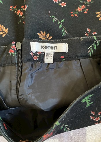 Koton çiçekli kalem etek - Görsel 4