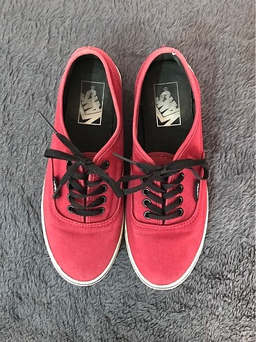 37 Beden Vans bordo spor ayakkabı (orijinal)