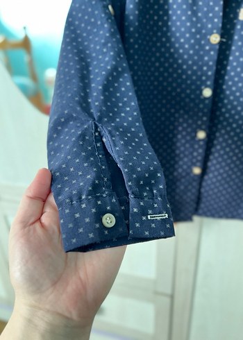 Erkek Çocuk Lacivert  Gömlek - Görsel 3