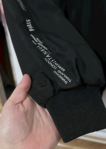 Siyah Fermuarlı Erkek Street Wear Ceket - Görsel 2