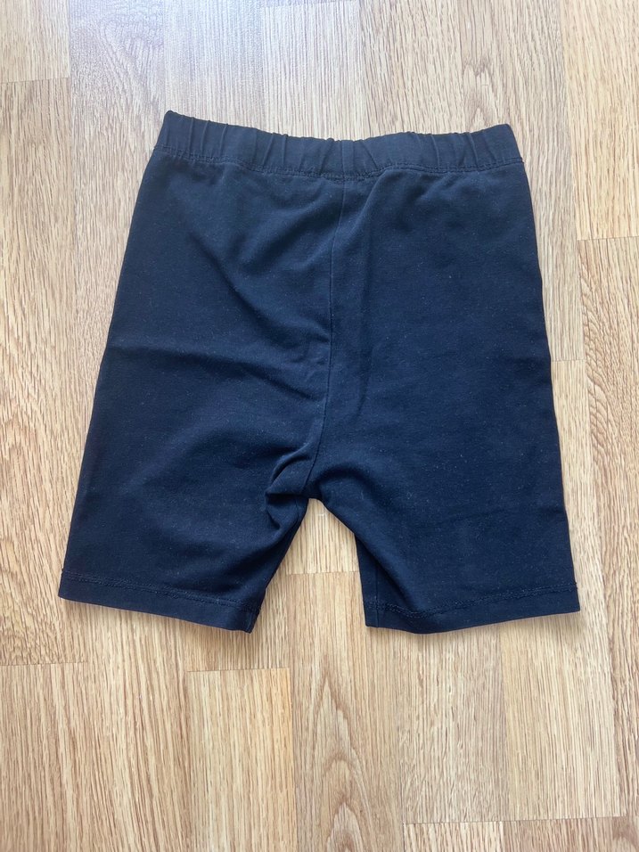 Kız çocuk siyah  Basic Şort - Görsel 2