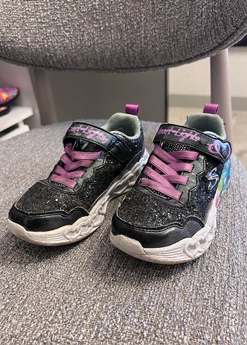 Kız Çocuk Glitterlı Çok Renkli Spor Ayakkabı - Görsel 4