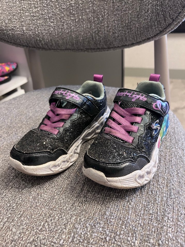 Kız Çocuk Glitterlı Çok Renkli Spor Ayakkabı - Görsel 4