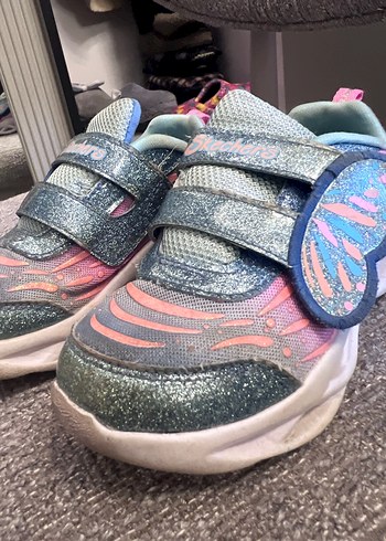 Kız Çocuk Renkli Bağcıksız Spor Ayakkabı - Görsel 4