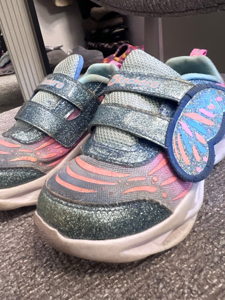 Kız Çocuk Renkli Bağcıksız Spor Ayakkabı - Görsel 4