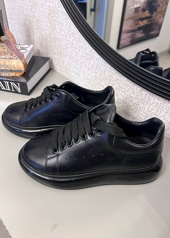 McQueen siyah kadın snakers - Görsel 2