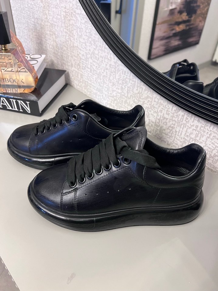 McQueen siyah kadın snakers - Görsel 2