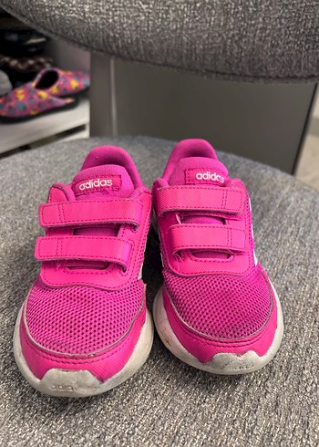 Kız Çocuk Pembe Spor Ayakkabı Adidas - Görsel 3