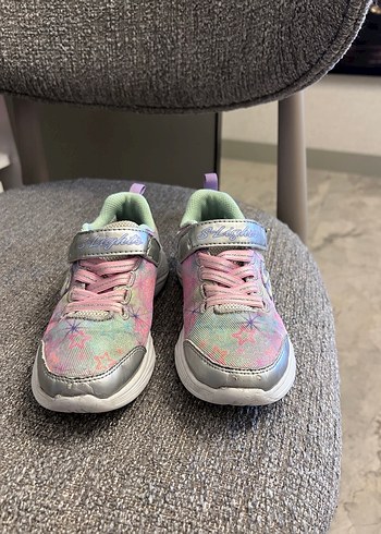 Kız Çocuk Renkli Batik Desenli Spor Ayakkabı - Görsel 4