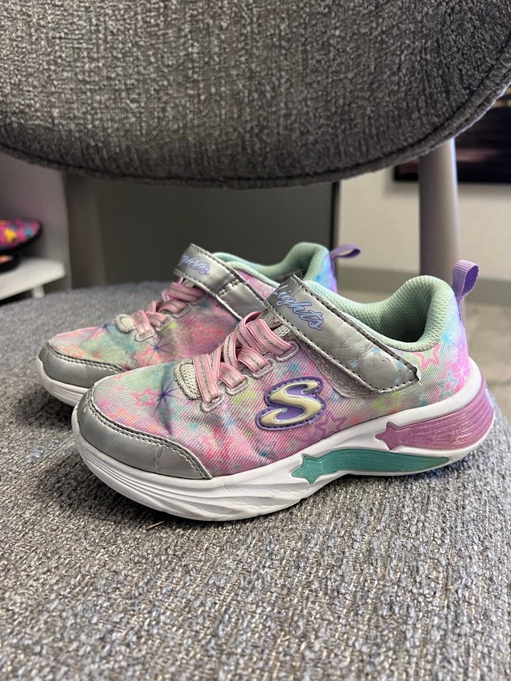 Kız Çocuk Renkli Batik Desenli Spor Ayakkabı - Görsel 2