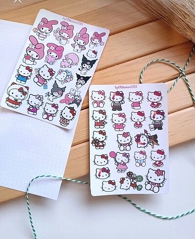 Hello Kitty Sanrio Etiket Sticker