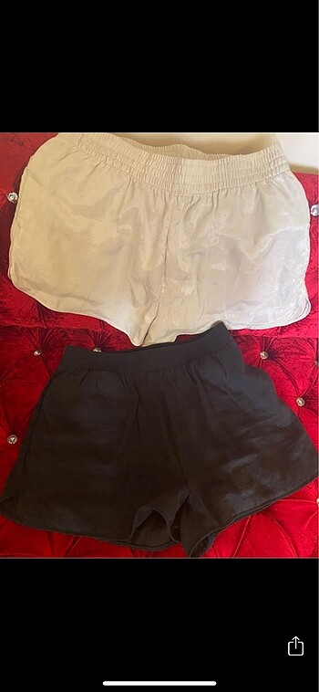 m Beden ten rengi Renk H&M saten şort