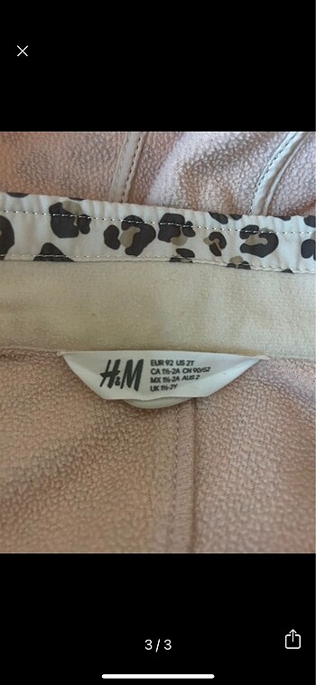 H&M H&M yağmurluk 2 yaş