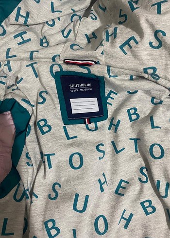 Kız Çocuk Turkuaz Kapüşonlu Fermuarlı Yelek - Görsel 4