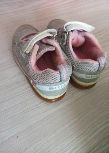 Remington Kız Çocuk Pembe Gri Yılan Desenli Sneaker