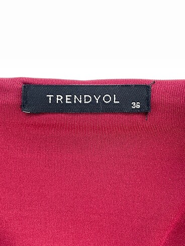36 Beden bordo Renk Trendyol & Milla Kısa Elbise %70 İndirimli.