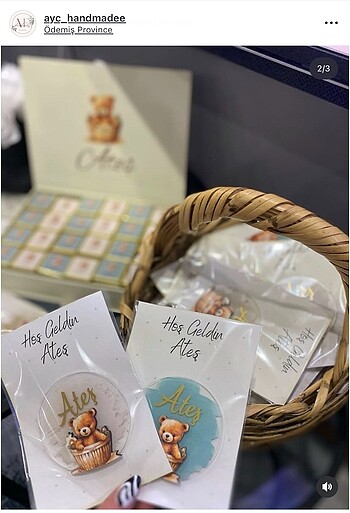 Yeni Doğan Hediyelik Magnet