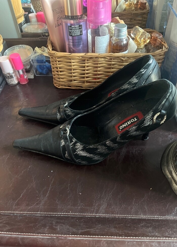 sivri burun topuklu 38 numara ayakkabı - Görsel 2