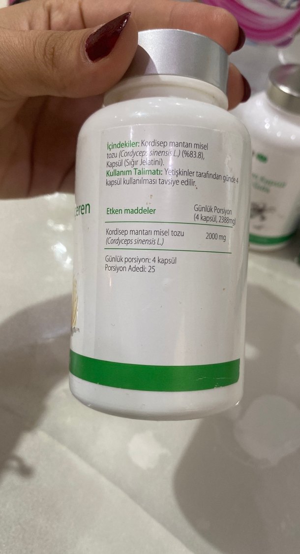 Tiens Kordiseps Mantarı Takviye Edici Gıda - Görsel 2