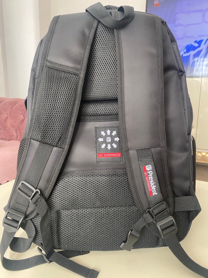 Fermuarlı Siyah Erkek Sırt Çantası - Görsel 2