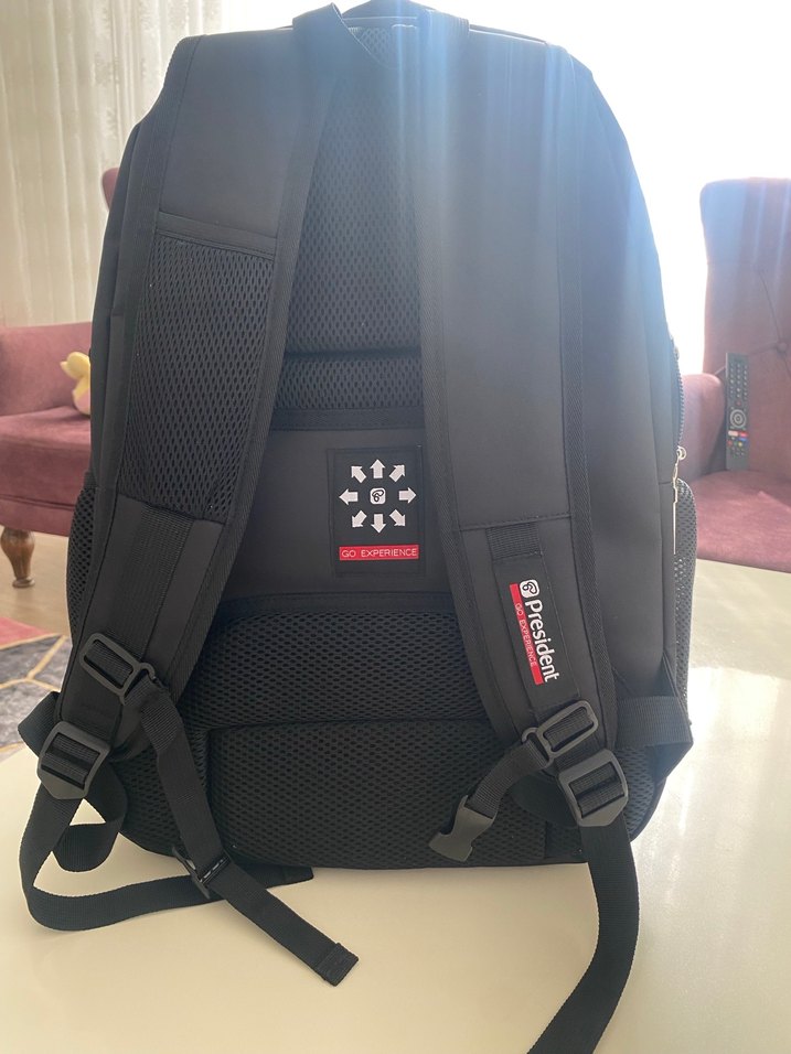 Fermuarlı Siyah Erkek Sırt Çantası - Görsel 3