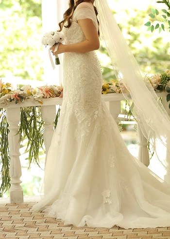 Oleg Cassini Balık Model Gelinlik - Görsel 2