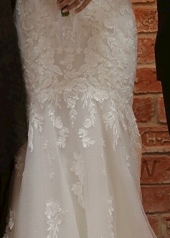 Oleg Cassini Balık Model Gelinlik - Görsel 3