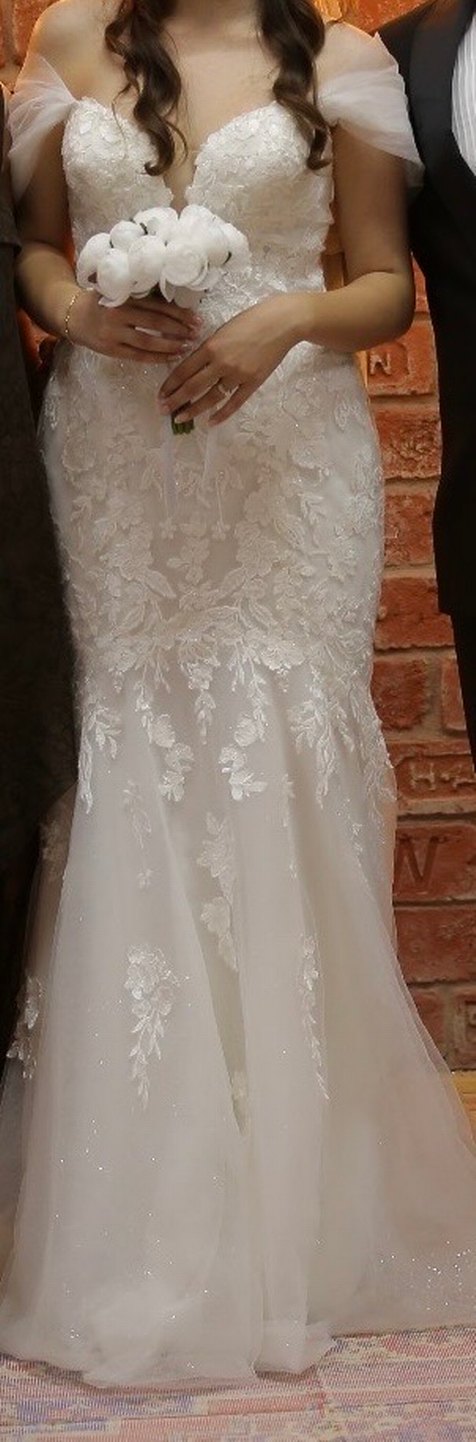 Oleg Cassini Balık Model Gelinlik - Görsel 3