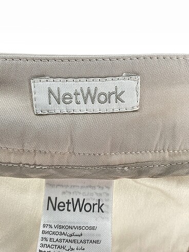 38 Beden çeşitli Renk Network Kumaş Pantolon %70 İndirimli.