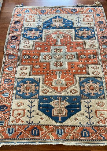 Renkli Bohem Desenli Antika Halı - Görsel 3