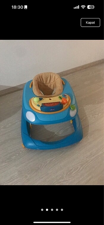 Chicco sorunsuz lüks yürüteç