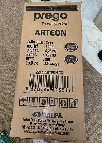 Prego 0 Beden: 1+ kg
