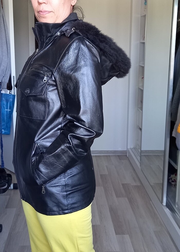 Gerçek deri ceket - Görsel 5