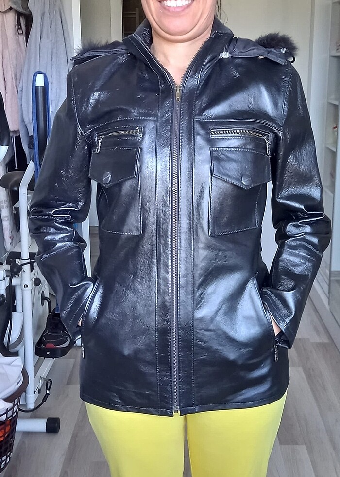 Gerçek deri ceket - Görsel 3