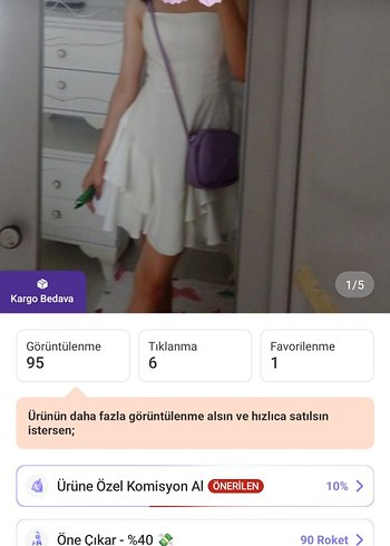 Beyaz Mini Straplez Düğün Elbisesi - Görsel 2