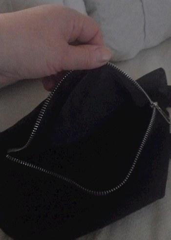 Kemer Tokalı Siyah Kadın Çapraz Çanta - Görsel 3