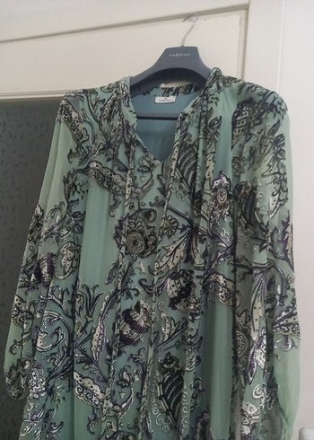 Bohem V-Yaka Uzun Hamile Bluz - Görsel 2