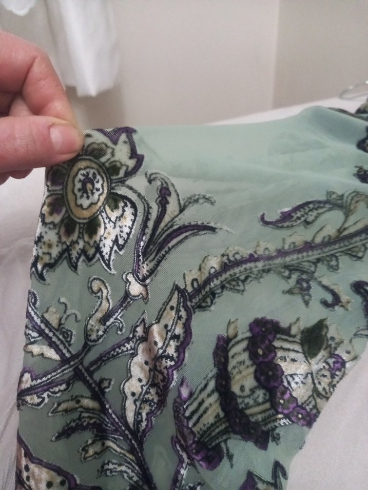 Bohem V-Yaka Uzun Hamile Bluz - Görsel 3