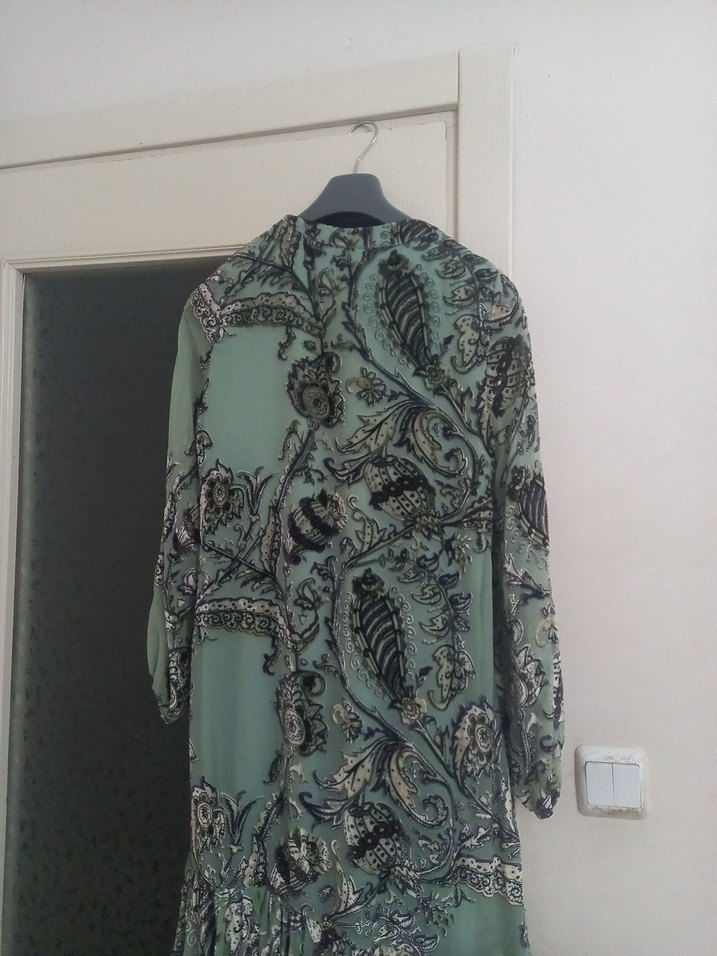 Bohem V-Yaka Uzun Hamile Bluz - Görsel 5