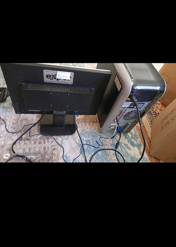 Gri Masaüstü Bilgisayar Seti - Görsel 2