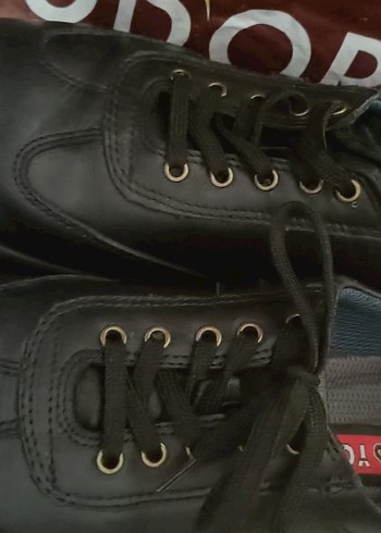 Siyah Street Wear Erkek Ayakkabı Bağcığı - Görsel 3